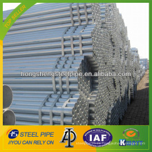Tubo / tubo de acero galvanizado en caliente fabricado en China